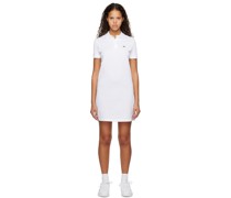 White Spread Collar Minidress