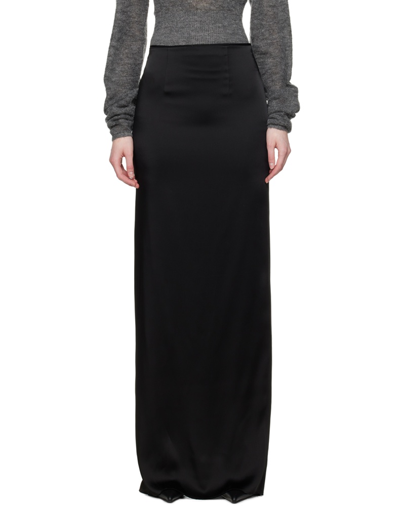 16ARLINGTON Damen Black Olwyn Maxi Skirt