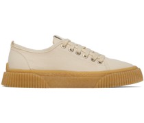 Off-White Canvas Sneakers