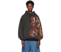 Black Graphic Hoodie