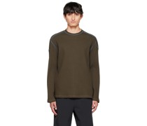 Khaki Rib Long Sleeve T-Shirt