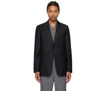 Gray Two-Buttons Blazer