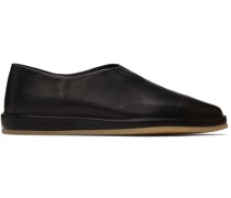Black 'The Mule' Loafers