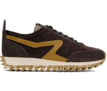 Brown Retro Runner Sneakers