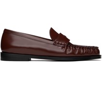Burgundy Loulou Loafers