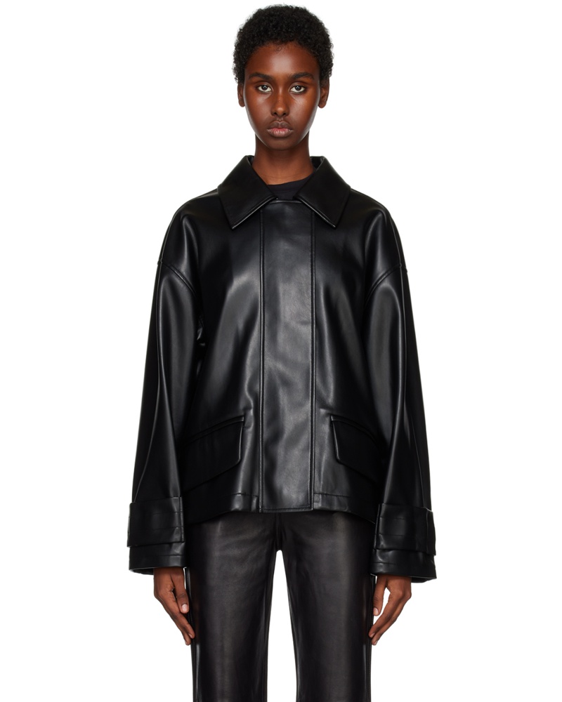 STAND Damen Black Constance Jacket