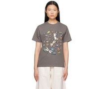 Gray Printed T-Shirt