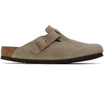 Taupe Boston Soft Footbed Clogs