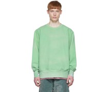 Green Cotton Sweatshirt