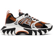 Orange & White B-East PB Sneakers