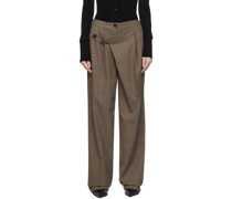 Brown Wrap Trousers
