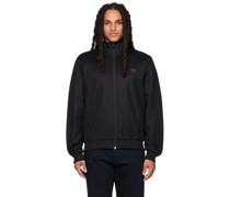 Black Embroidered Track Jacket