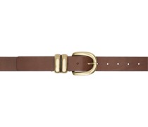 Brown Zoira Leather Belt