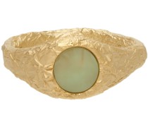 SSENSE Exclusive Gold Crumple Ring