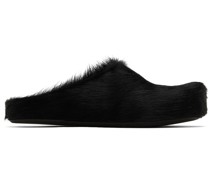 Black Fussbett Sabot Loafers
