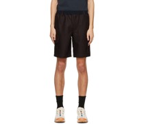 Brown Salomon Edition Panno Shorts