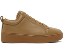 Brown Chunky Platform Sneakers