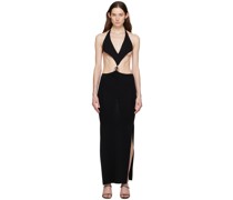 Black Tetra Maxi Dress