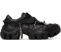 Black & White Boccaccio II Harness Sneakers