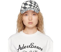 Blue & White Check Cap