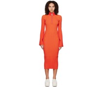 Orange Zumi Midi Dress