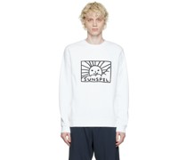 SSENSE Exclusive White Embroidered Sweatshirt