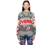Gray Intarsia Sweater