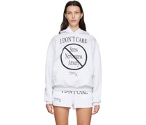 Gray Graphic Hoodie