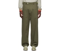 Khaki Four-Pocket Trousers