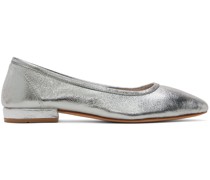 Silver Serafina Ballerina Flats