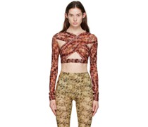 Brown Anti Cross Over Bustier