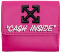 Pink Jitney French Quote Wallet