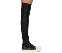 Black Stocking Sneaks Boots