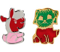 Multicolor Sheep & Dog Earrings
