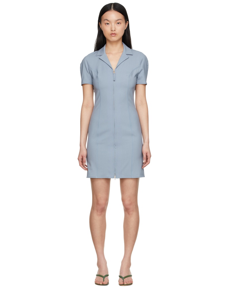 Jacquemus Damen Blue 'La Robe Tangelo' Dress