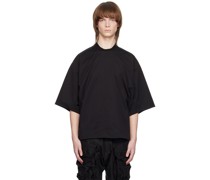 Black Paneled T-Shirt