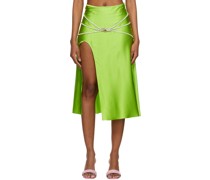 Green Laetitia Midi Skirt