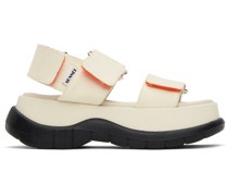 SSENSE Exclusive White Platform Sandals