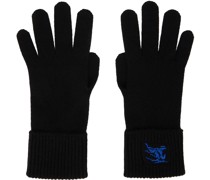 Black Cashmere Blend Gloves