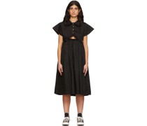 Black Mabel Midi Dress
