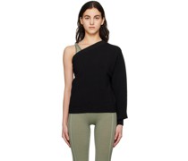 Black Asym Sweater