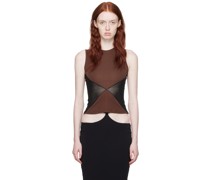 Brown Sasha Tank Top