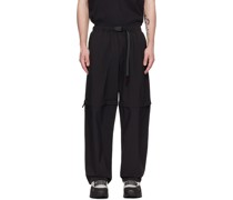 Black Convertible Trail Trousers