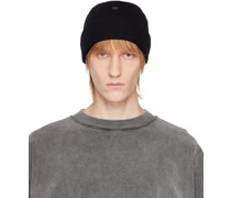 Black Patch Beanie