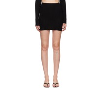 Black Capri Miniskirt