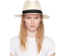Off-White Straw Panama Hat
