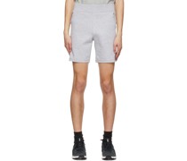 Grey Signature Jogger Shorts