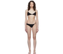 Black Compact Asymmetrical Bikini