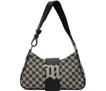 Gray Medium Monogram Shoulder Bag