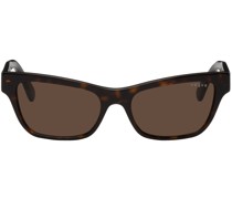 Tortoiseshell Hailey Bieber Edition Rectangular Sunglasses